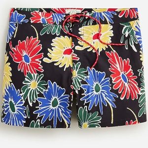 J. CREW BREAKER BOARD SHORT IN FLORAL PRINT